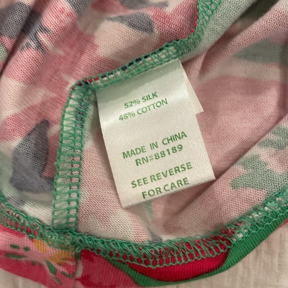 Lilly Pulitzer One Shoulder Ruffle A Thing Called Love Mini Floral Dress Size XS - Picture 7 of 7